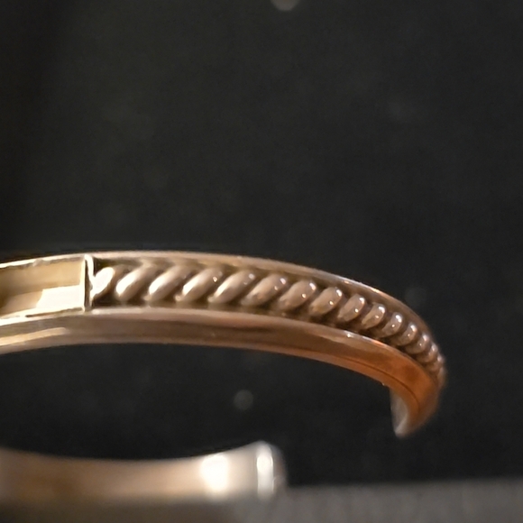 Navajo and Zuni Sterling Silver Inlay Bracelets Damaged Paul Begay/Tracy Zunie - Picture 9 of 15